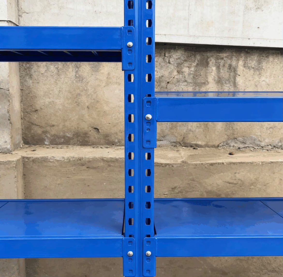 HY Wholesale Cold-Rolled Steel Industrial Pallet Rack Heavy-Duty Multi-Level War